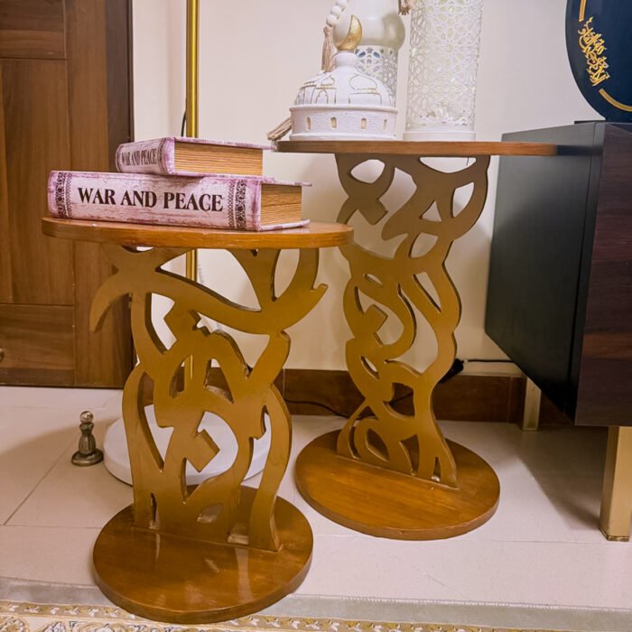 Calligraphy Table Set of 2