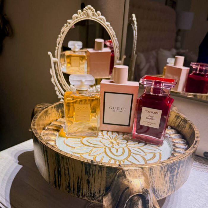 Hand-Carved Wooden Tray